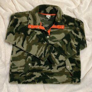Camo Sherpa Polartec Fleece - J. Crew